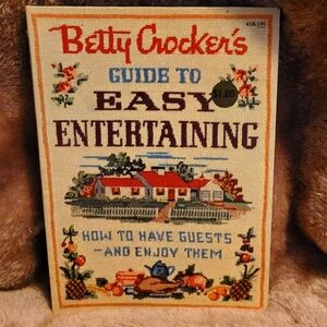 Betty Crocker's Guide to Easy Entertaining  Vintage Spiral Bound Book